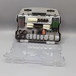 Ensemble d'accessoires pour mini perceuse électrique, 64 pièces, kit d'accessoires pour outils à distance, meules à tronçonner en feutre pour le ponçage et le polissage, Dremel DIY