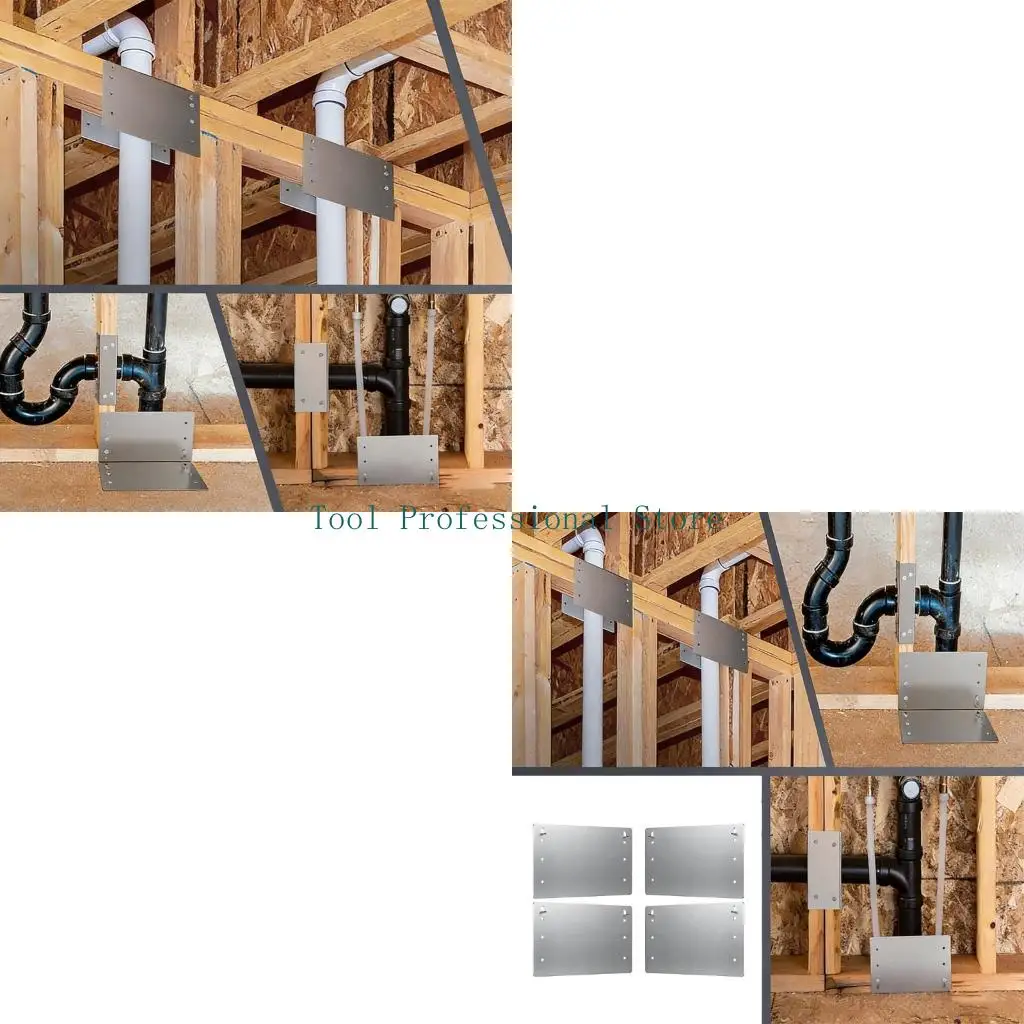 57QF Auto Drilling Wire Conduits Cover 4Pcsd for Secure Installation On Wooden Beam