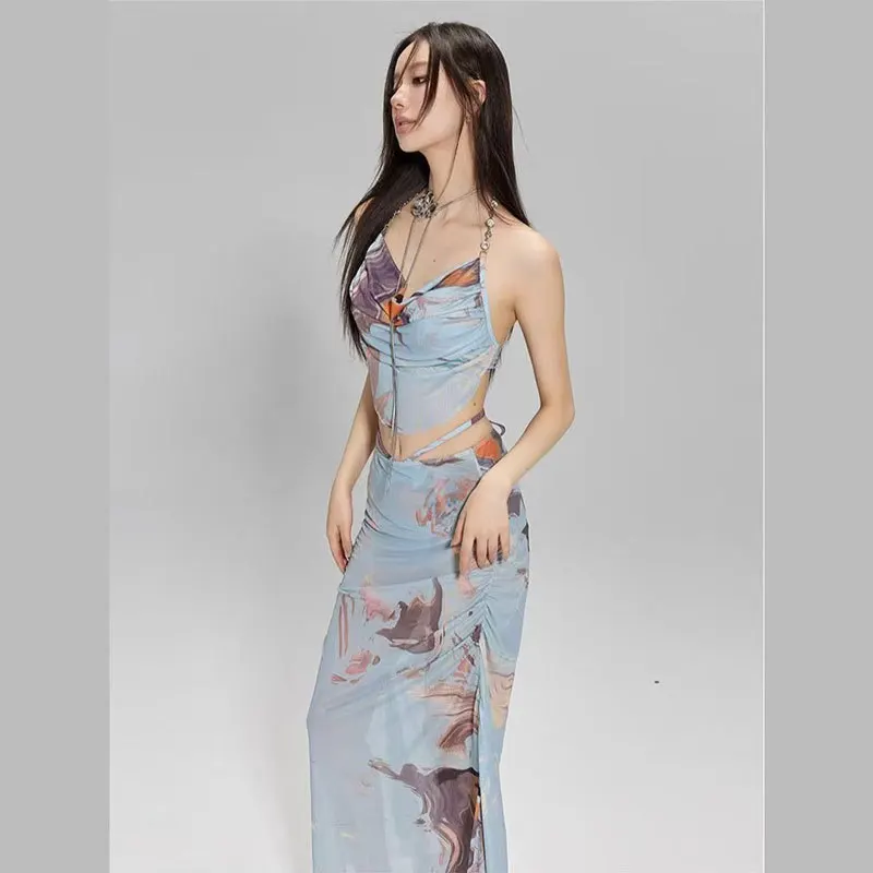 Neuer Bikini, sexy, dreiteilig, geteilter Rock-Stil, Überzug, reines Verlangen für den Wind, der den Bauch bedeckt und Schlankheits-Badeanzug für Frauen