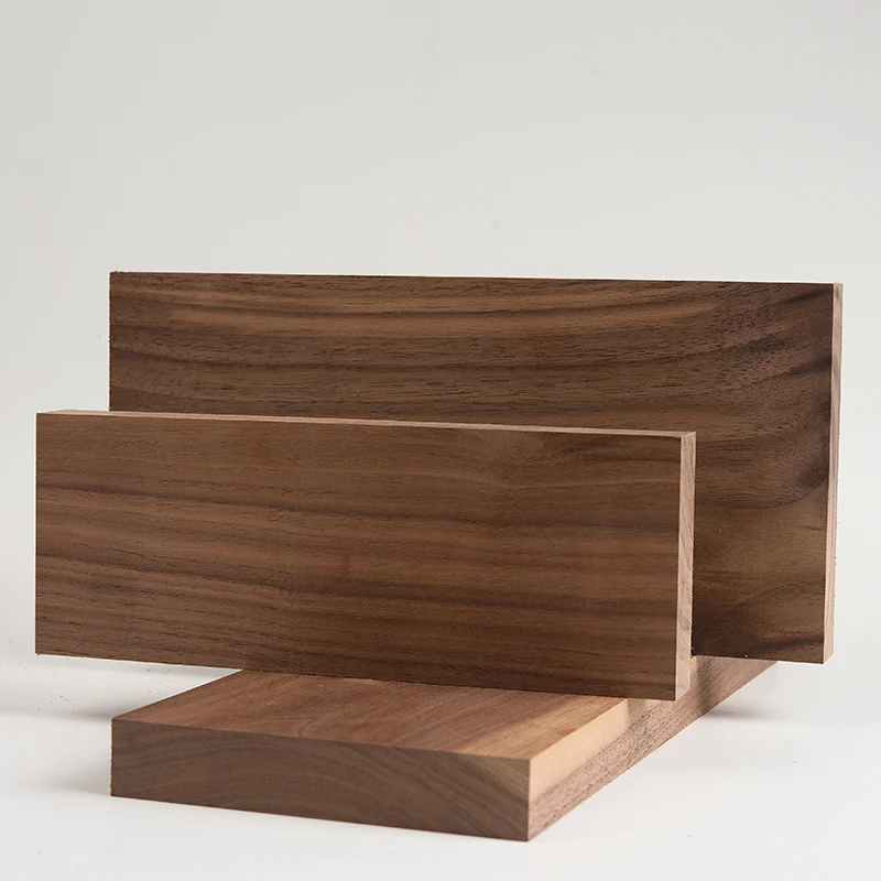 Nordamerikanische Tafel aus schwarzem Walnussholz, handgefertigt, Massivholz, DIY-Graviermaterial, Ornament, Basis, Holz, Desktop, dekorative Tafel