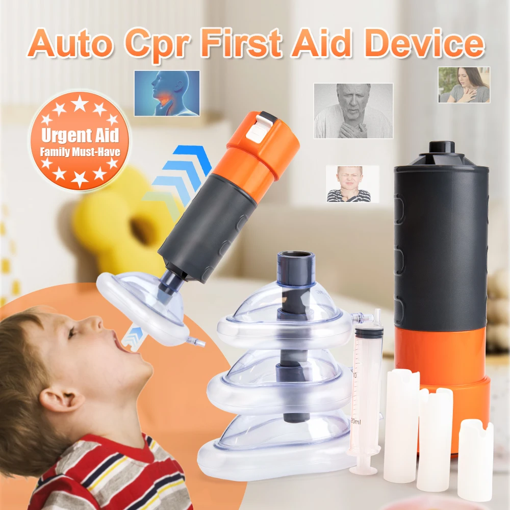 

Auto Cpr First Aid Device Anti Asphyxia Rescue Devices Portable Home Outdoor Heimlich Emergency Machine for Adult and Child