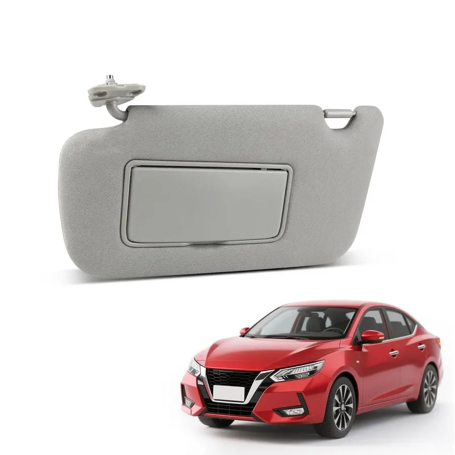 

Sun Visor Driver Side for Nissan Sentra 20132019,Without Light, Left Side Sunvisor with Mirror, Gray, Replacement964013SG8A