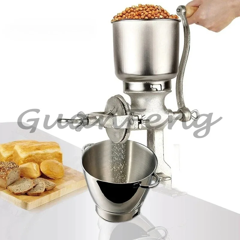 Multifunction Small Manual Grinding Machine Coffee Bean Grinder Corn Chinese Herbal Medicines Grain Dry