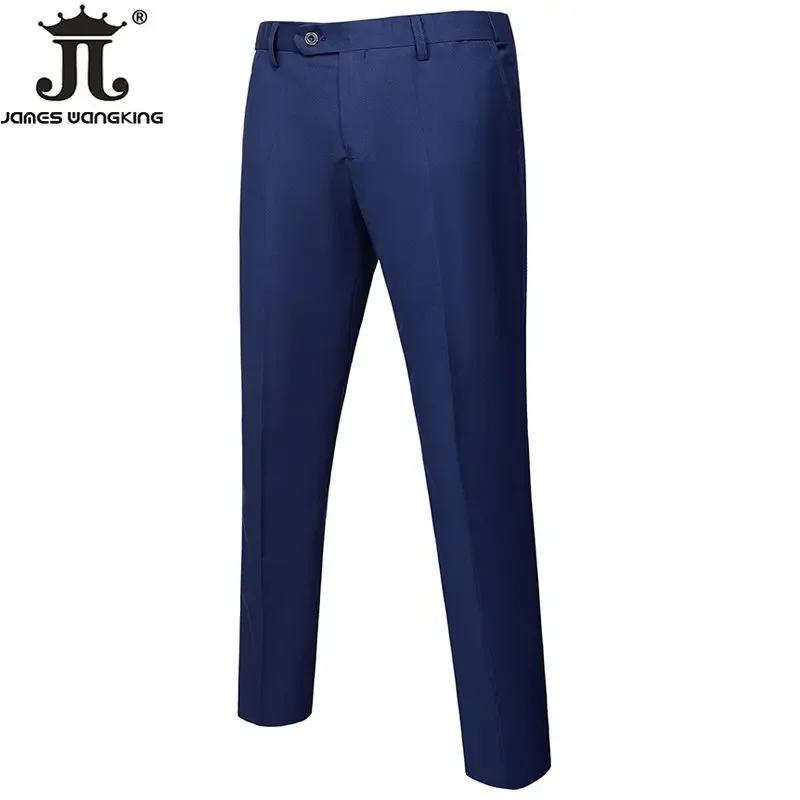 15-kleuren nieuwe business casual pakbroek heren effen kantoor formele broek heren klassieke stijl pak lange broek plus maat