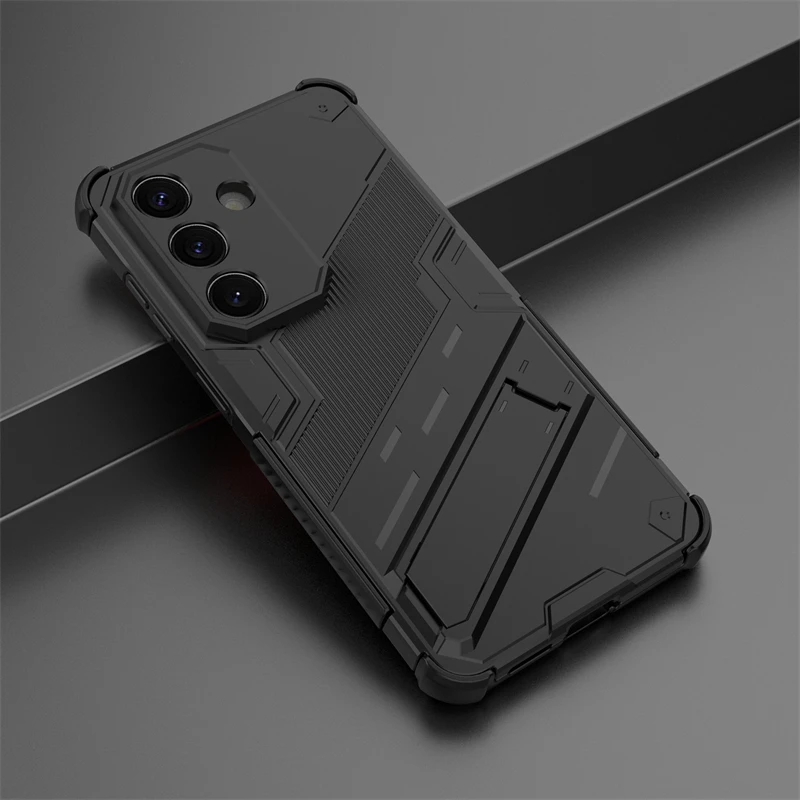 حافظة هاتف مضادة للصدمات لهاتف سامسونج جالاكسي S26 حامل هاتف درع خلفي لهاتف سامسونج S26 Ultra S26 + غطاء لهاتف سامسونج S26