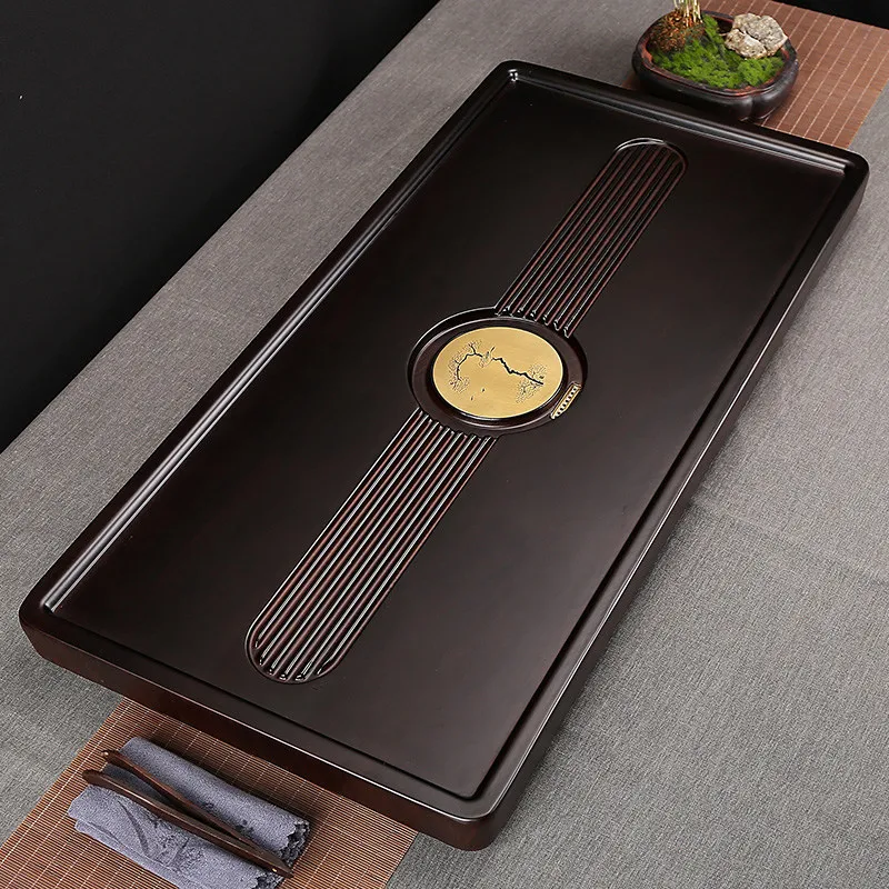 Gongfu Tea Tray Wooden Bamboo Rectangular Kitchen Tea Tray Decorative Modern Giant Original bandejas de madera Tea Supplies