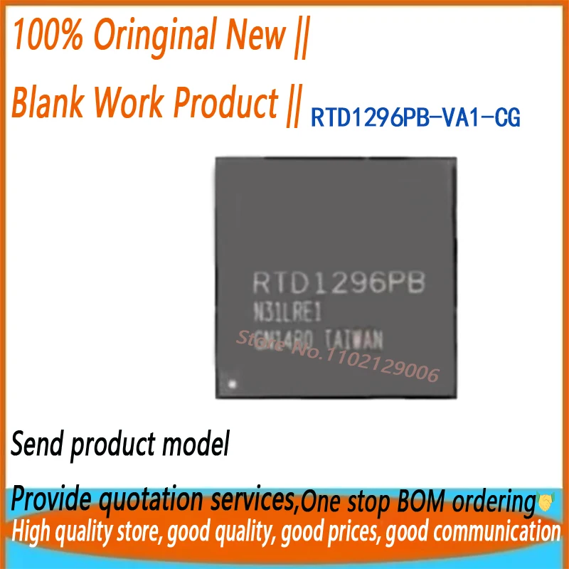 1 unids/lote RTD1296PB-VA1-CG RTD1296PB BGA D4811650GF UPD4811650GF-A10-9BT D4811650GF-A10-9BT QFP100 MB90F352S MB90F352 QFP64