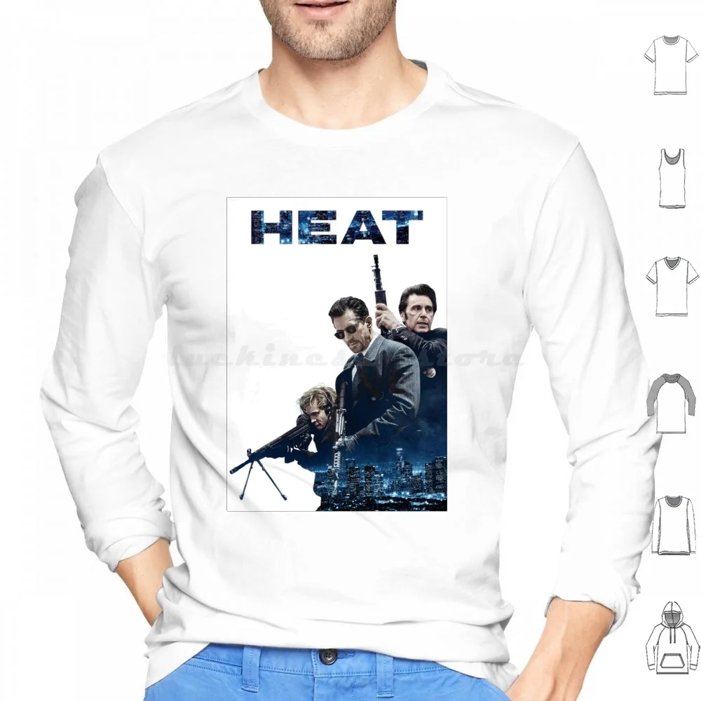 Heat ( 1995 ) Hoodie cotton Long Sleeve Scorsese Movie Film Robert De Niro Goodfellas De Niro Pacino Al Pacino 1990S 90S