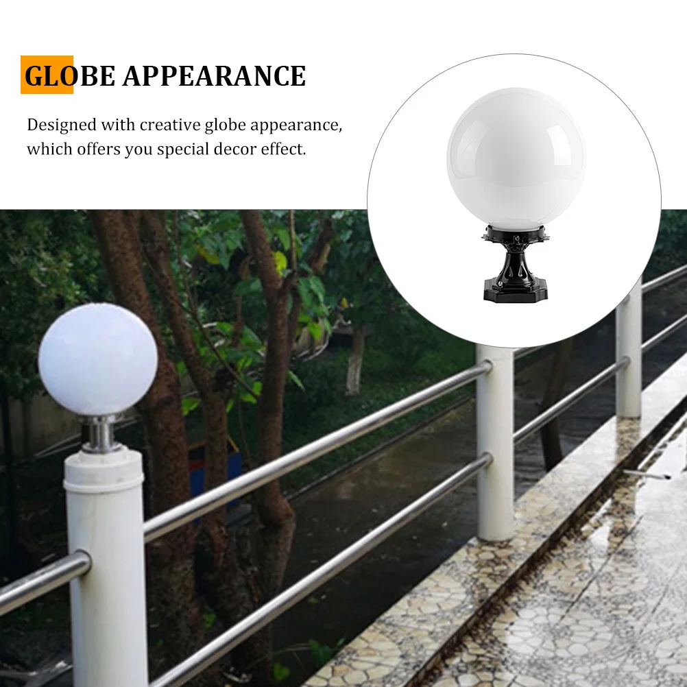 

Fixture Weatherproof Outdoor Post Light for Patio Porch Backyard Roadside Gate Decorative Long Lasting