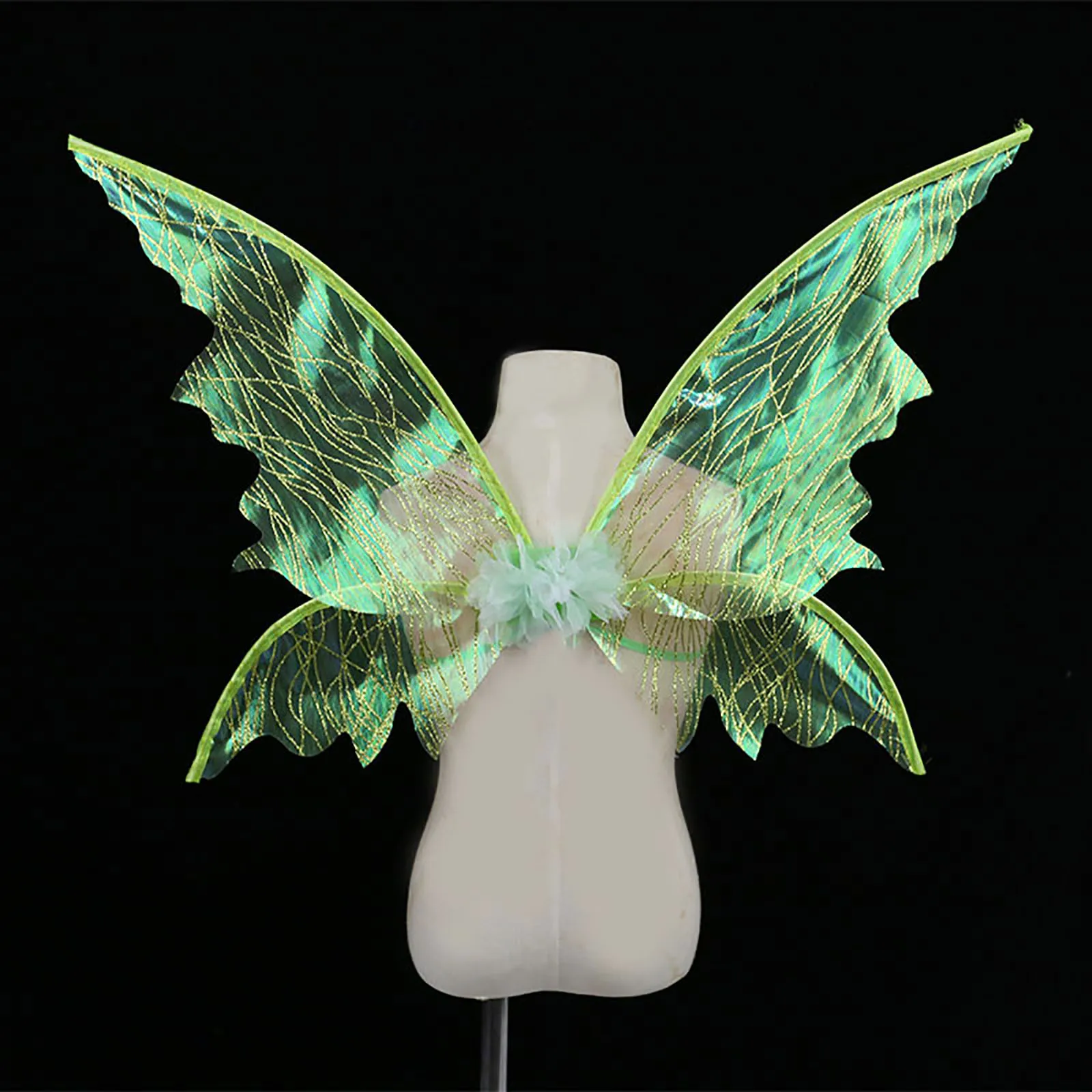 Fairy Wings Angel accessori Cosplay per bambini, festa di Halloween, Festival di vestire, oggetti di scena per Rave, ragazze