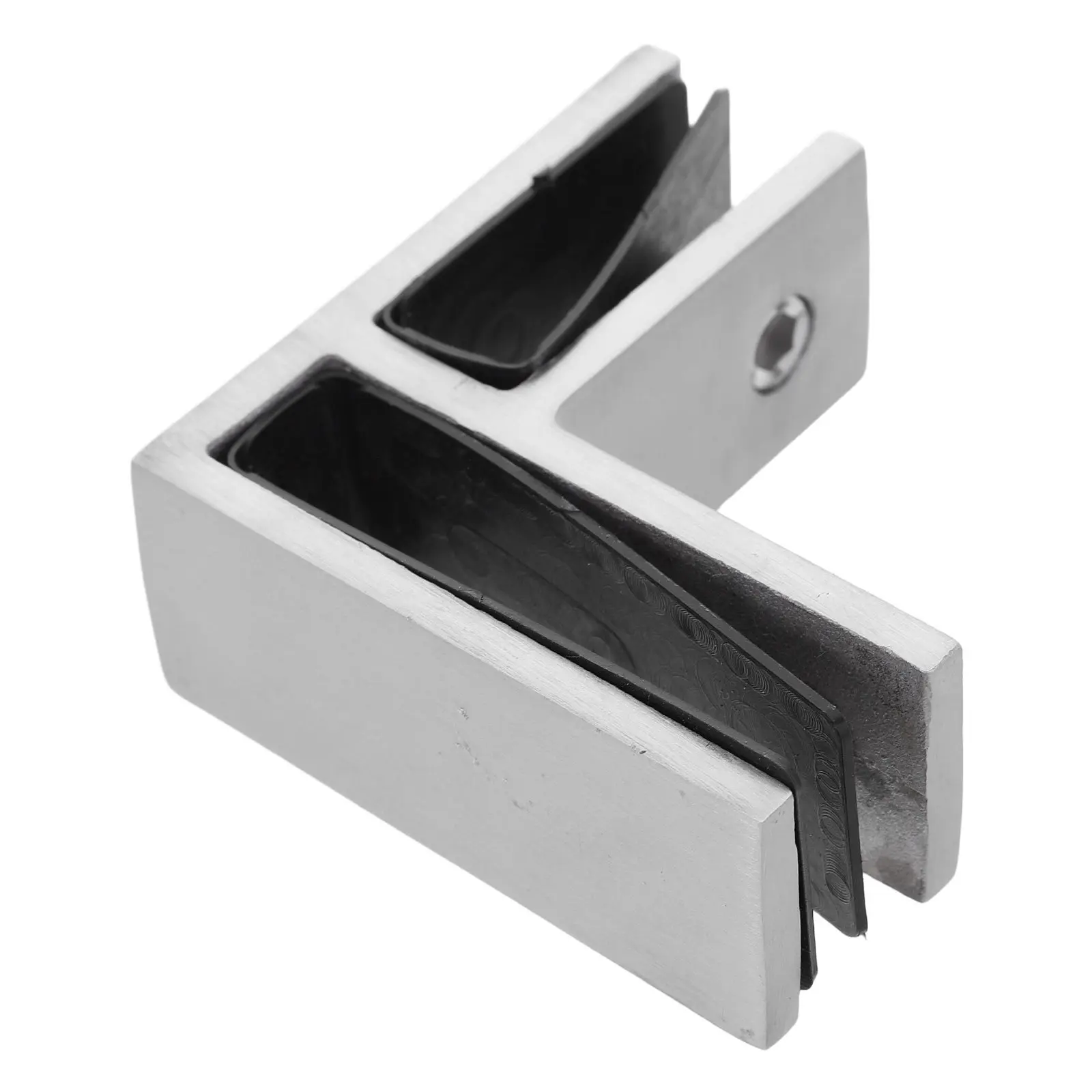 Stainless Steel Glass Railing Clamp 90 Degree Connector for 10-13Mm Tempered Glass Corner Balustrade Balcony Deck