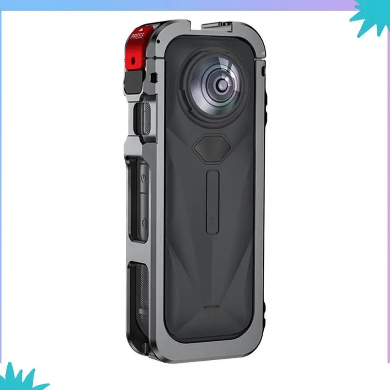 ABZW สําหรับ Insta360 X5 กรอบโลหะกีฬากล้องวงเล็บคลิปสําหรับถ่ายภาพแนวนอนอุปกรณ์เสริม