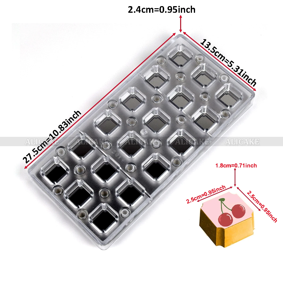 Chocolate Candy Molds Transfer Sheet Forms Tray Magnet Polycarbonate Tablet Baking Pastry Acrylic Confectionery Utensils