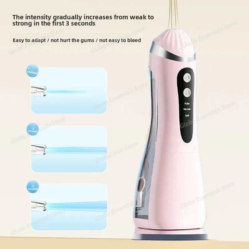 

Oral Irrigator 3 Cleaning Modes Portable Rechargeable Waterproof IP65 Dental Water FlosserTeeth Whitening Jet Floss 200ML