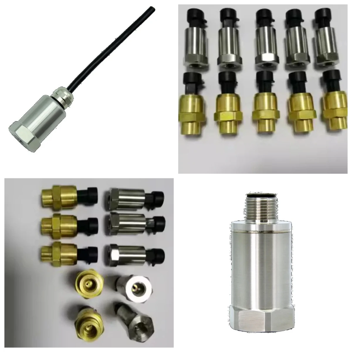 A-ir conditioning refrigeration pressure sensor 7/16 internal thread with t-op needle valve 0-3mpa optional 0-5v 4-20mA