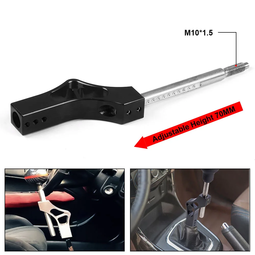 Car Modified Quick Shift Gear Lever Extension Rod Gear Shift Knob Extender M10X1.5