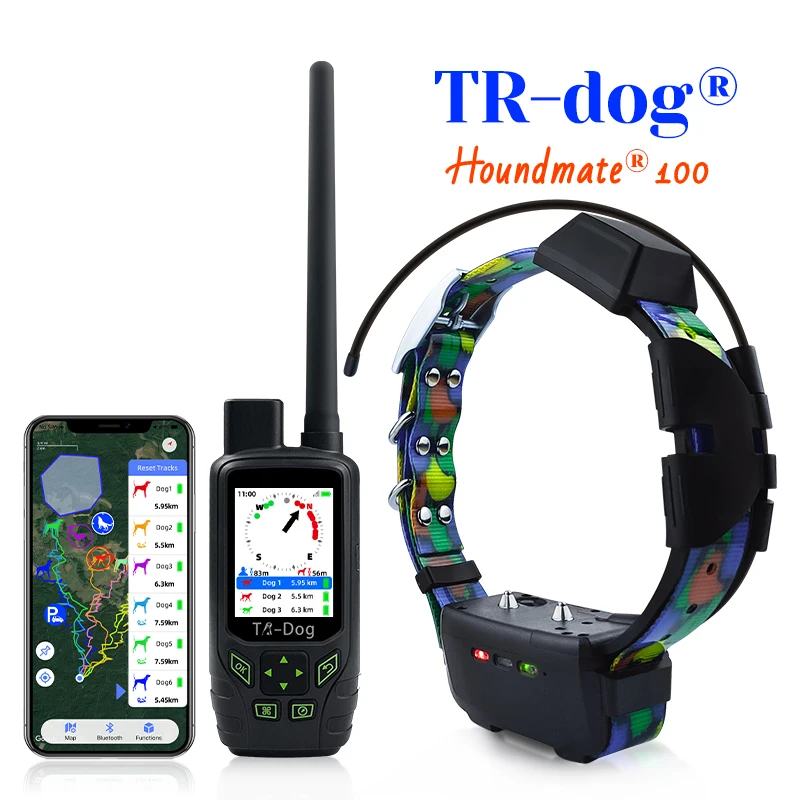 World's First Radio And Mobile Network Dual Mode Data Transmission GPS Positioning Hound Tracker And Trainer