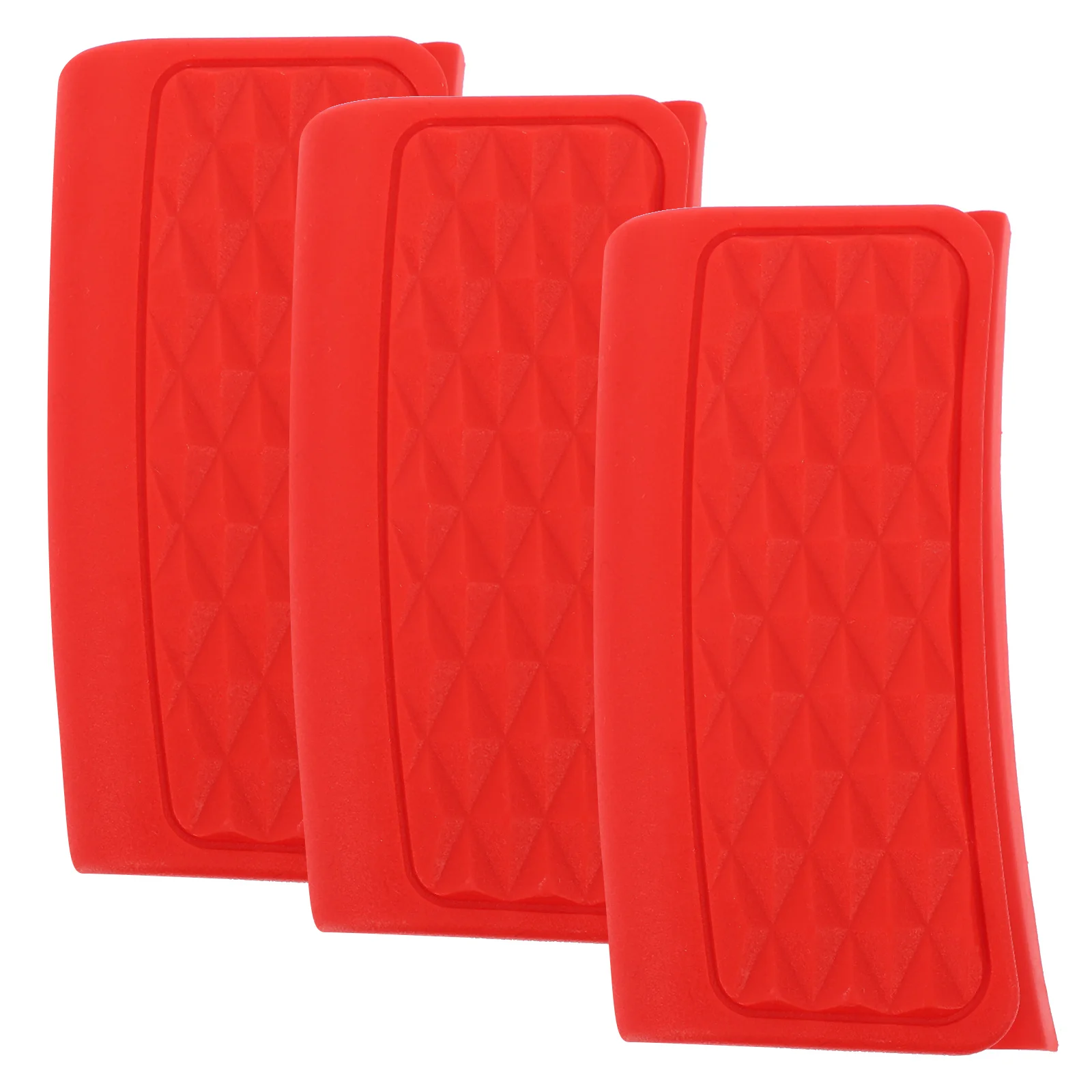 

3Pcs Silicone Pot Handle Covers Thickened Heat Resistant Non Slip Pan Handle Sleeves Kitchen Hot Grip Protector Cooking Safety