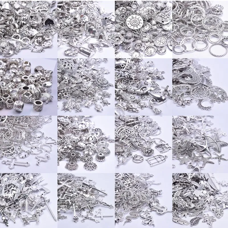 10pcs/Lot Different Metal Random Mix Horse Sword Cross Pendant Charms For Jewelry Making Supplies DIY Earrings Bracelet Pendants