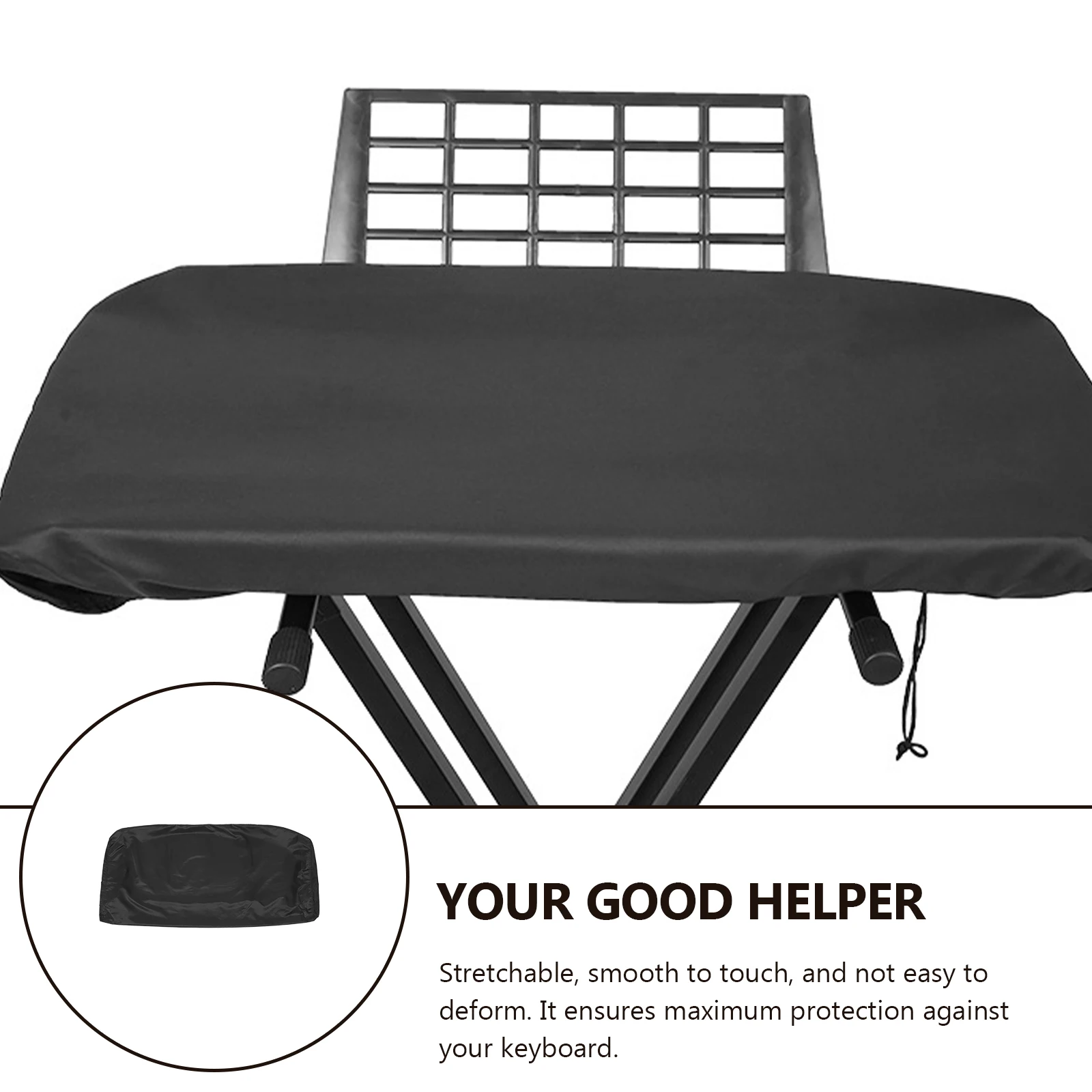 

1Pcs Durable Electronic Keyboard Piano Cover Protective Stretchable Case Dustproof Sunlight Protection for Digital 88 Key