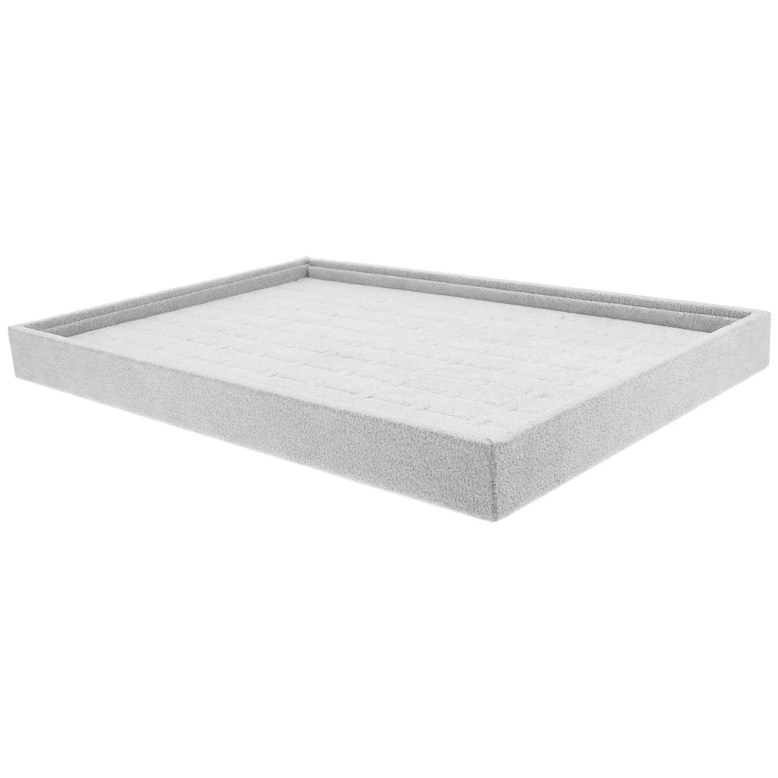 

Jewelry Tray Organizer Earrings Rings Storage Lightweight Durable Safe Material Gift Compartment Tray Holder Display Stand