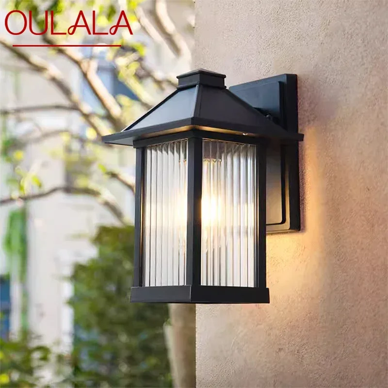 OULALA Contemporary LED Outdoor Wall Lamps Electric Simplicity Waterproof Balcony Hallway Courtyard Villa Gate Hotel