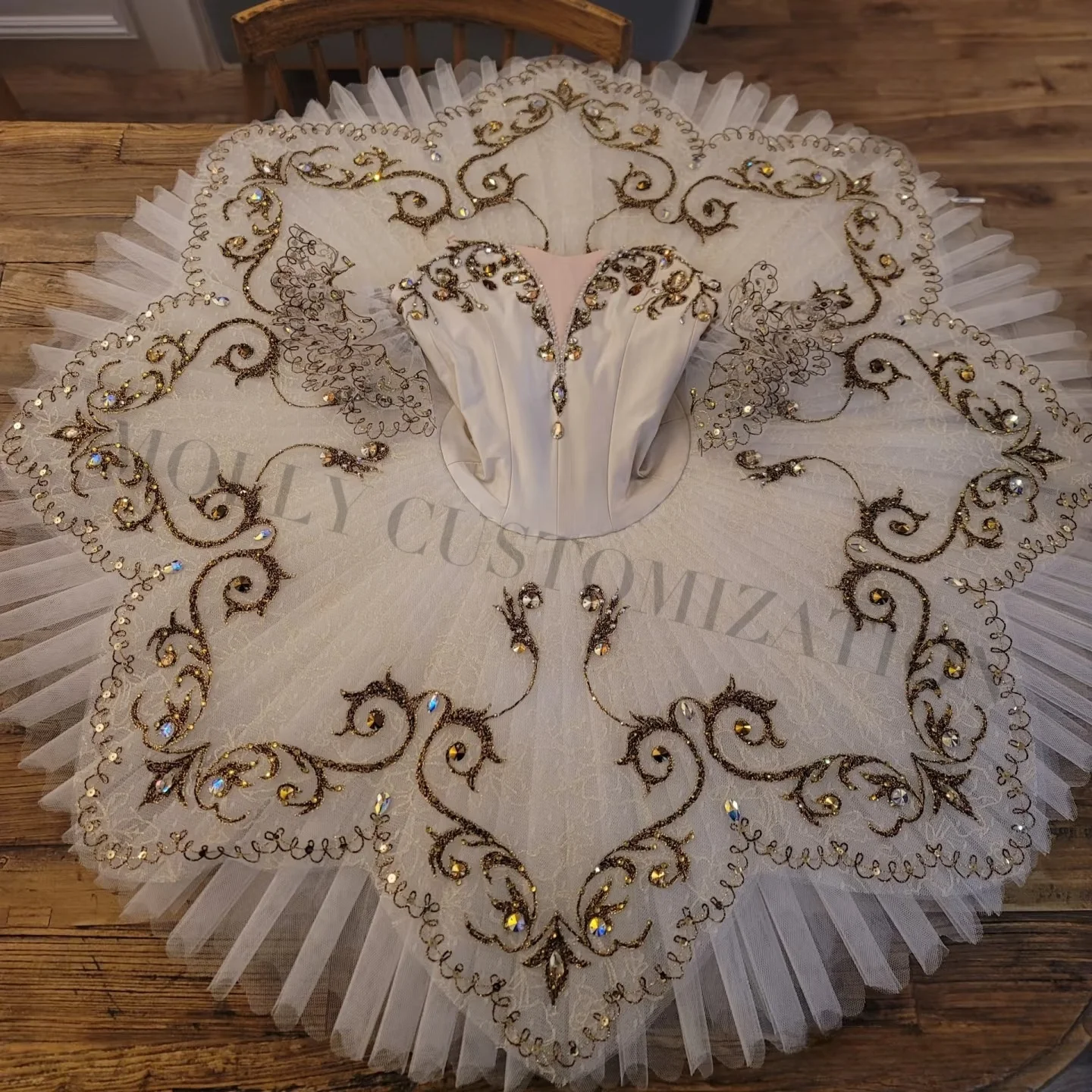 

Новая молоточно-белая балетная юбка-пачка «Лебединое озеро» для профессиональных соревнований для взрослых и детей