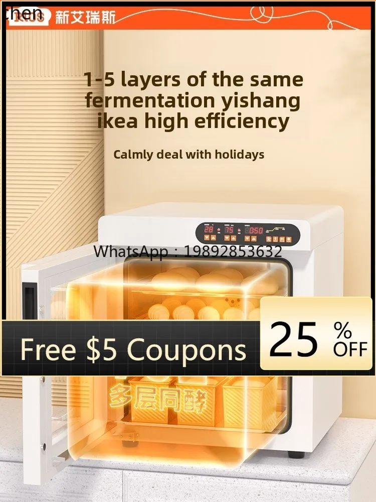 Forno per fermentazione del pane ABB, camera privata per lievitazione, cottura impasto, yogurt, temperatura costante, vapore umido