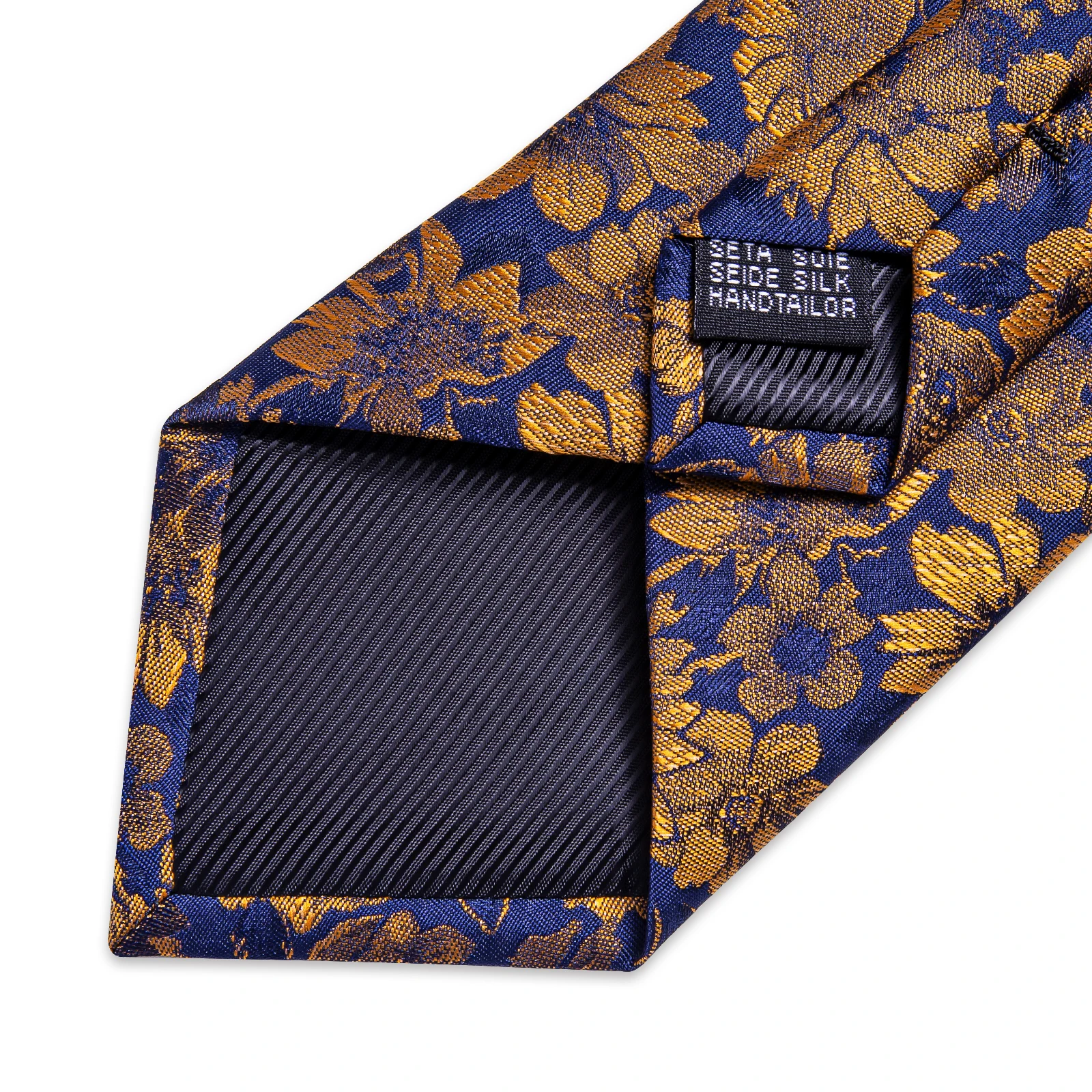 Luxury Mens Tie Jacquard Floral Necktie Pocket Square Cufflinks Set Woven Flower for Male Men Wedding Busniess Party Tie Gift