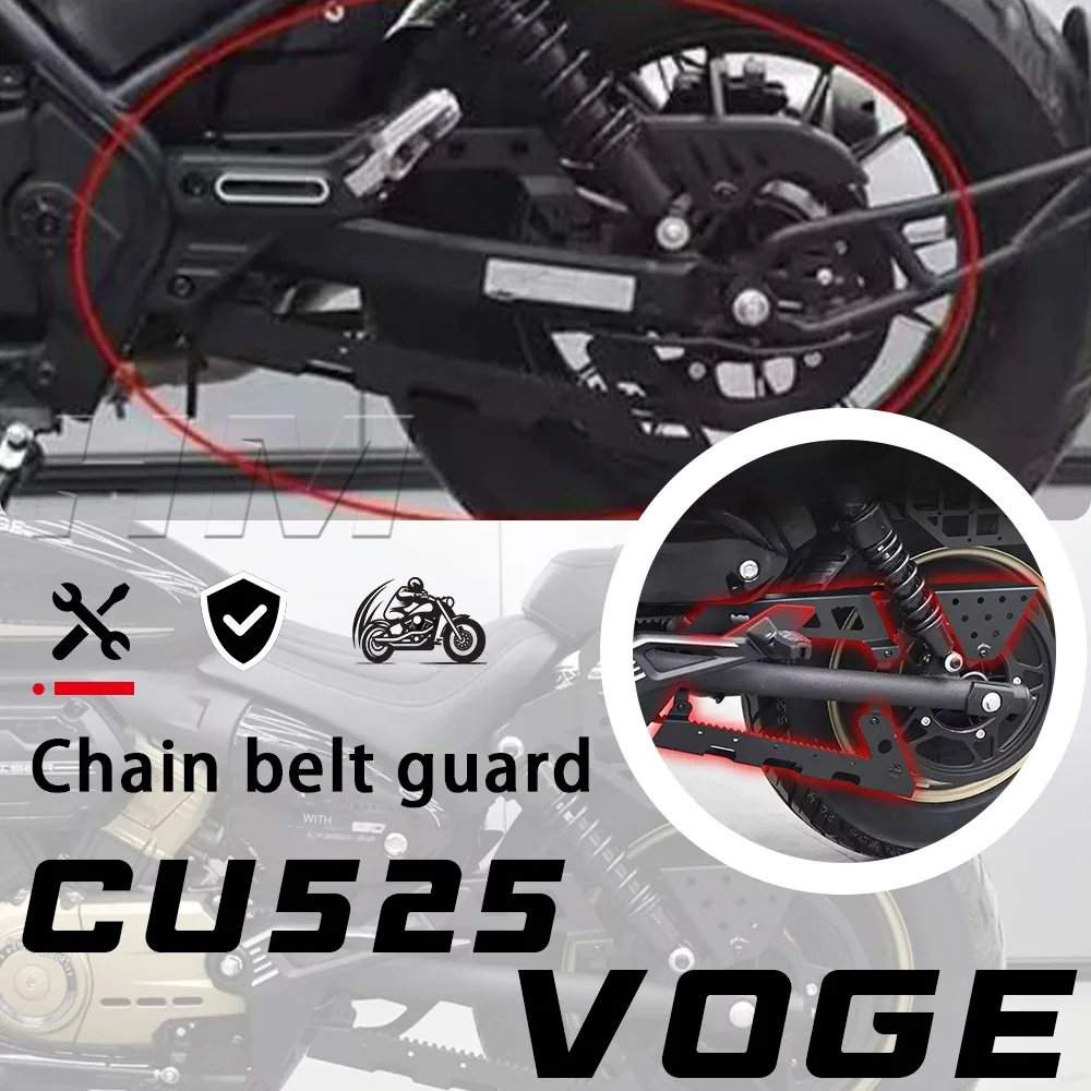

For VOGE CU525 stainless steel chain cover belt guard tooth plate box cover CU 525 525cu 525 cu