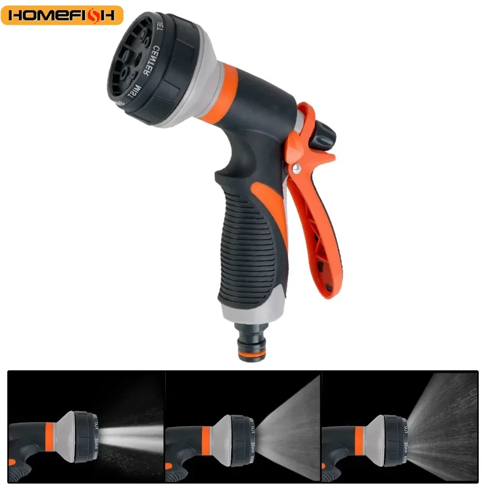 Spray Lawn Watering Multi-Function Car Wash High Pressure Durable Hand-Held Tools Hose Sprinkle Nozzle Garden