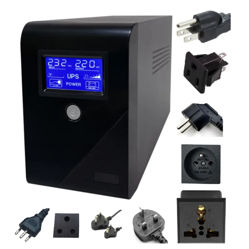 Uninterruptible Power Supply 650VA360W110v220v750VA Computer Monitoring Power Outage