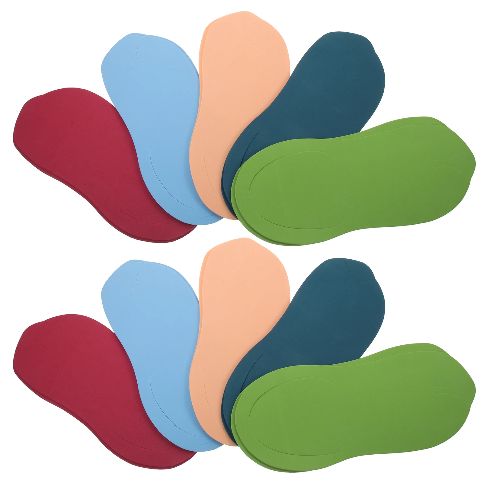 

12 Pairs Disposable EVA Slippers Single Use Nail Salon Pedicure Footwear Travel Hotel Folding Spa Massager Relaxation