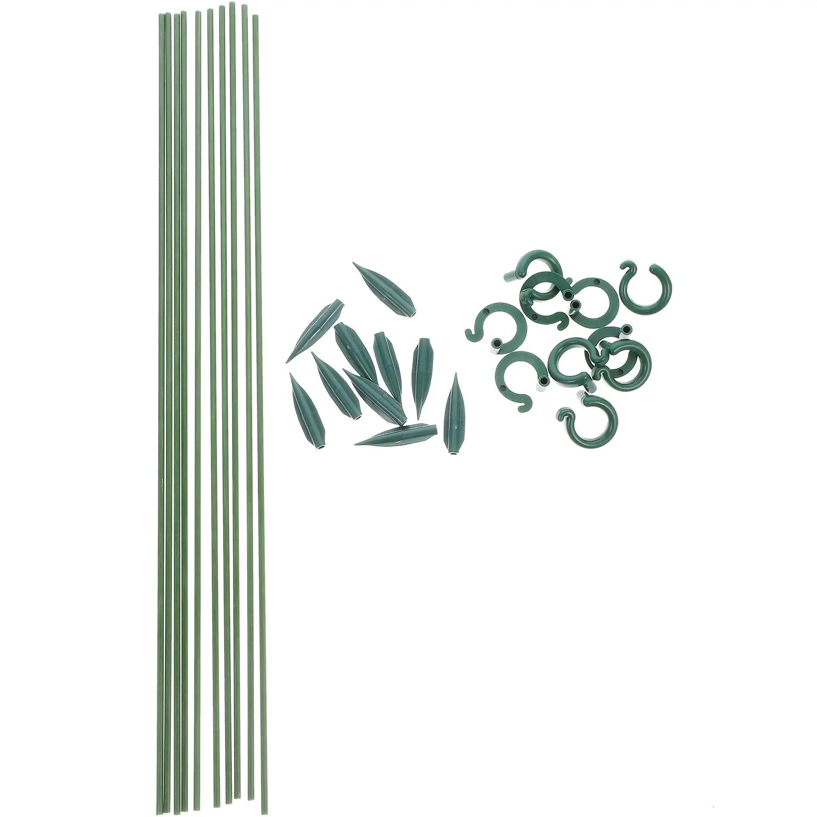 

10 Pcs Stake Plant Growth Bracket Flower Fixed Accessories Moss Green Orchid Support Stakes