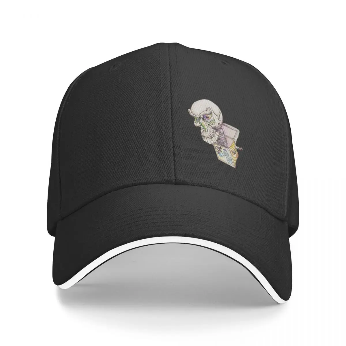 

skull jack in box Baseball Cap hiking hat Sunscreen cute Golf Hat Hats For Men Women's