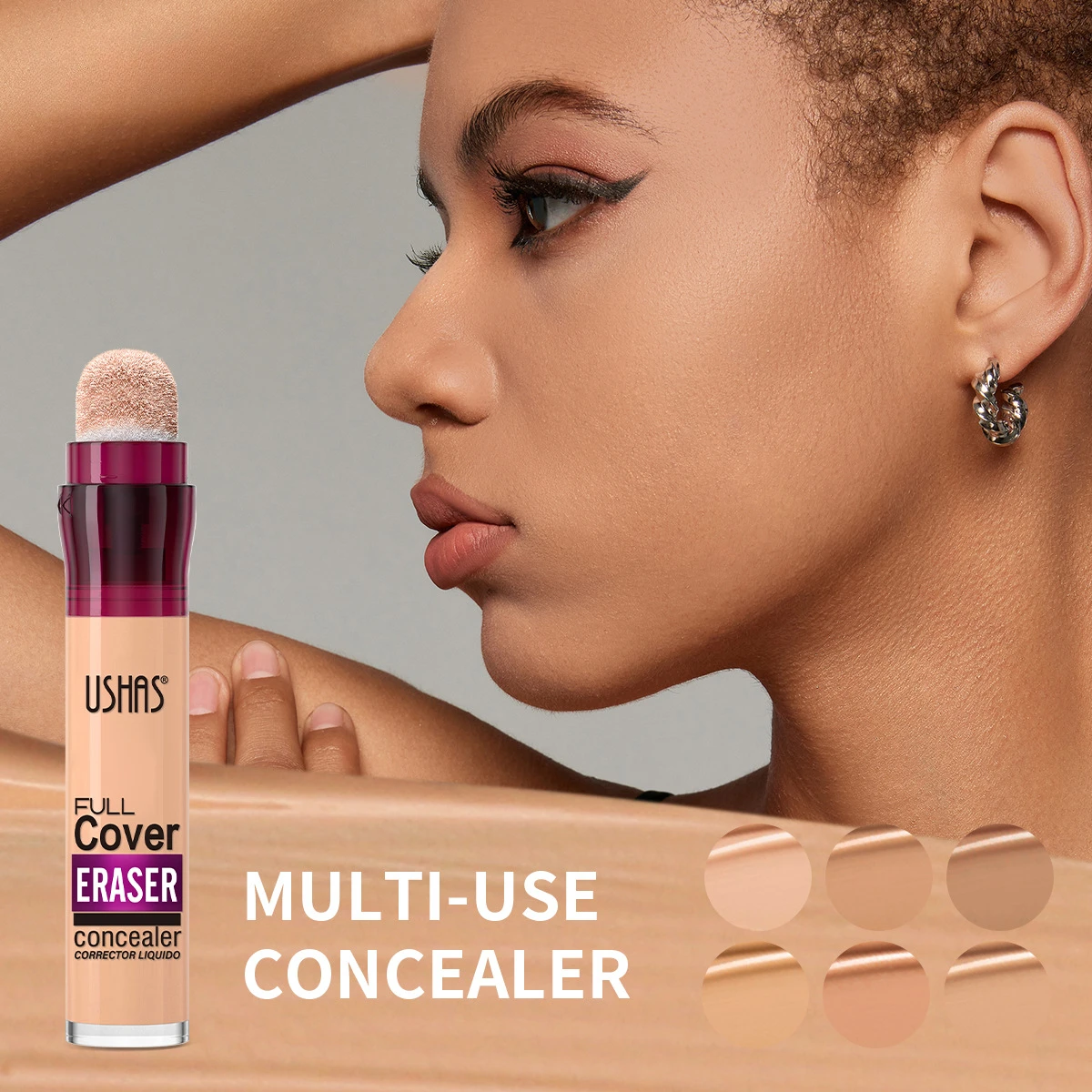 Sponzen Hoofd Concealer Voor Donkere Kringen Tranen Sproeten Acne Pigmentatie Vlekken Hydraterende Niet Gemakkelijk Om Make-Up Te Verwijderen