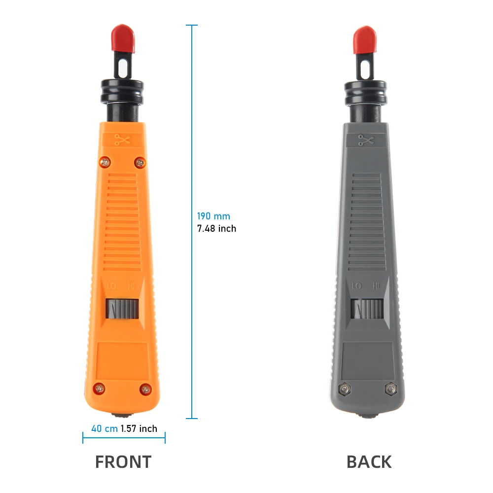 Professional Impact Punch Down Tool 110/88 Krone IDC for Cat5/Cat6 Network Telephone Wire Patch Panel Keystone Jack