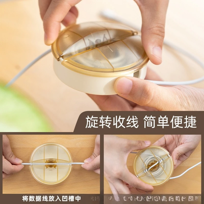 جهاز لف كابل البيانات ذو السعة الكبيرة، وإدارة كابلات سطح المكتب وجهاز تخزين الأسلاك