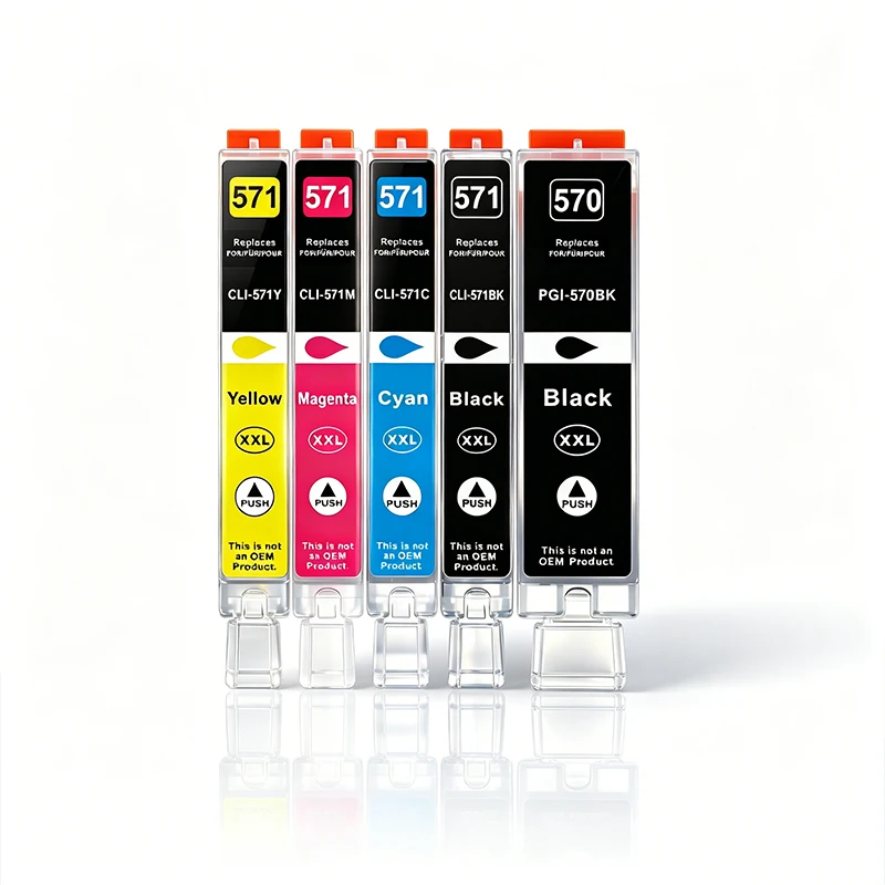 570XL 571XL Ink Cartridge For Canon 570 571 XL Compatible MG5751 MG5752 MG5753 MG 5750 5751 5752 5753 PIxma Printer PGI CLI view 6