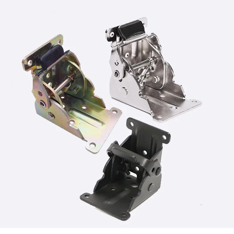 1pcs 90/180 degree self-locking folding hinge furniture hardware accessories for tables and chair