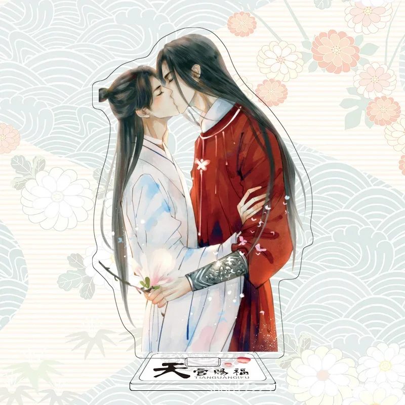 Anime Tian Guan Ci Fu Group Acrylic Stand Model Plate Figures Xie Lian Hua Cheng Standee for Desk Room Decor Fans Collect Gifts