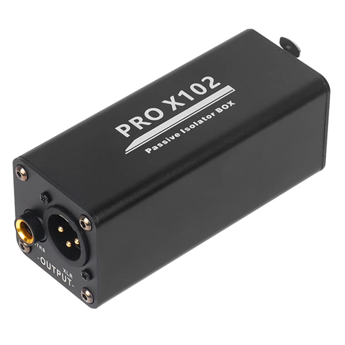 SCLS Audio Isolator Noise Reduction DI Ground Box 6.35 to Cannon Stereo Agricultural Electric Guitar Noise Eliminatio