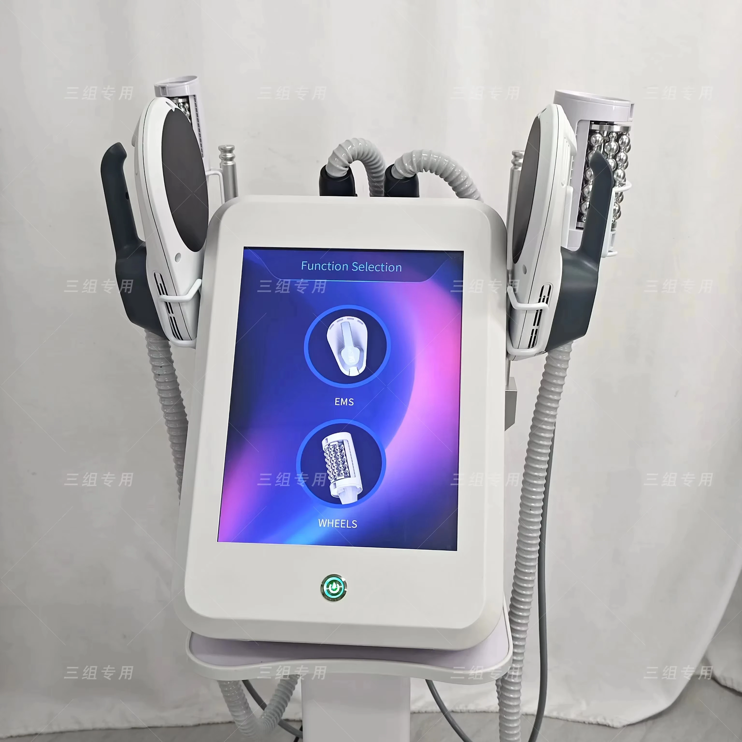 Myoslim 6500W 15 Tes RF Body Sculpt Device Muscle Stimulator Weight Loss Inner Ball Rolling  Magnetic Slimming Machine