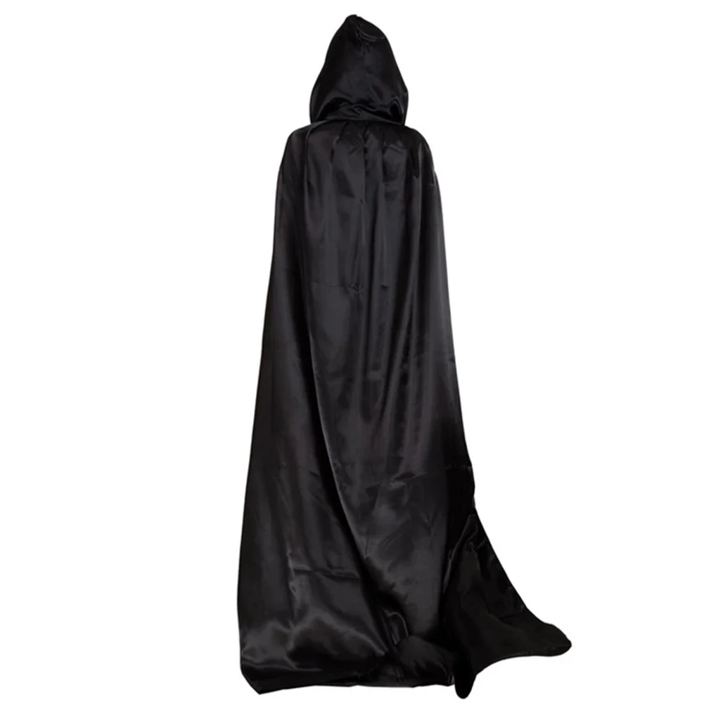 Halloween Capes Robe Hooded Long Cosplay Vampire Devil Costumes Cloak (90cm)