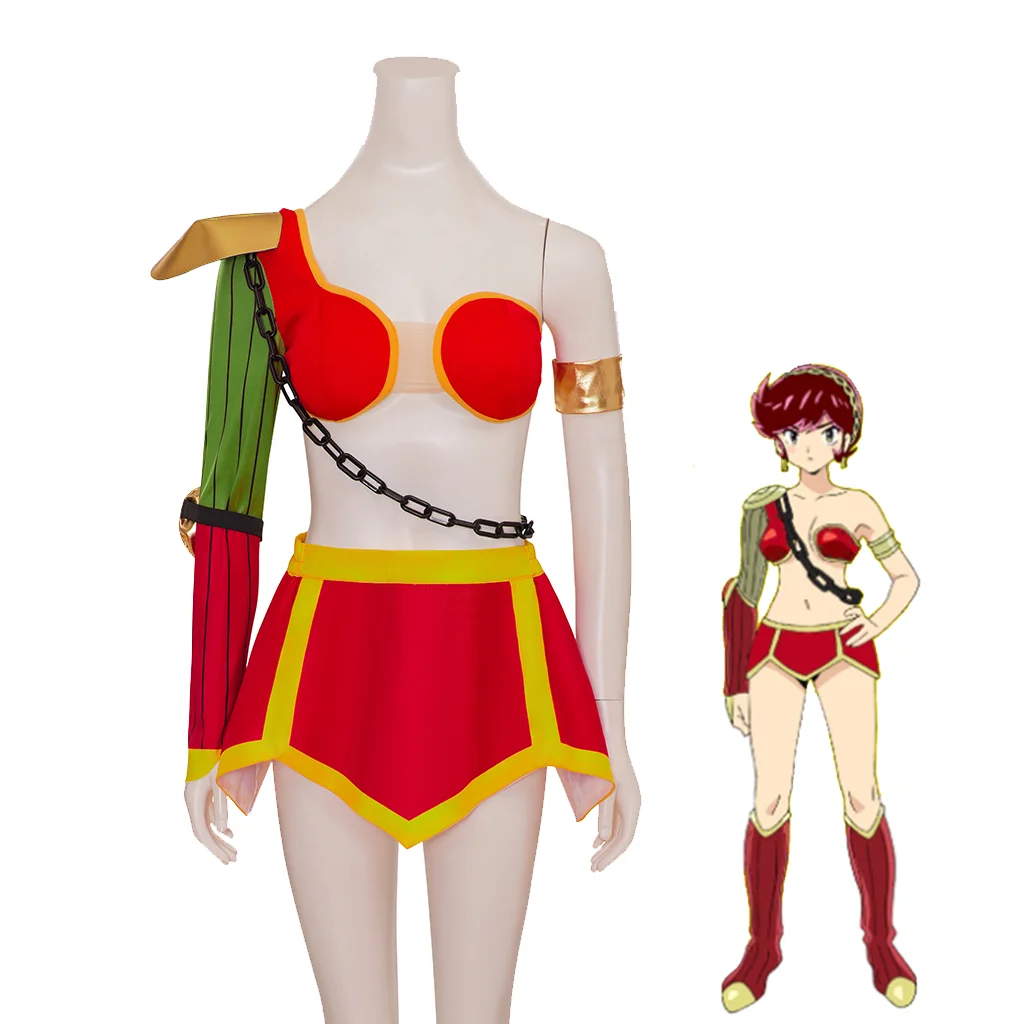 Comic Cosplay Costume Benten Cosplay Costume Sexy Red Suit Halloween Carnival Night Costume