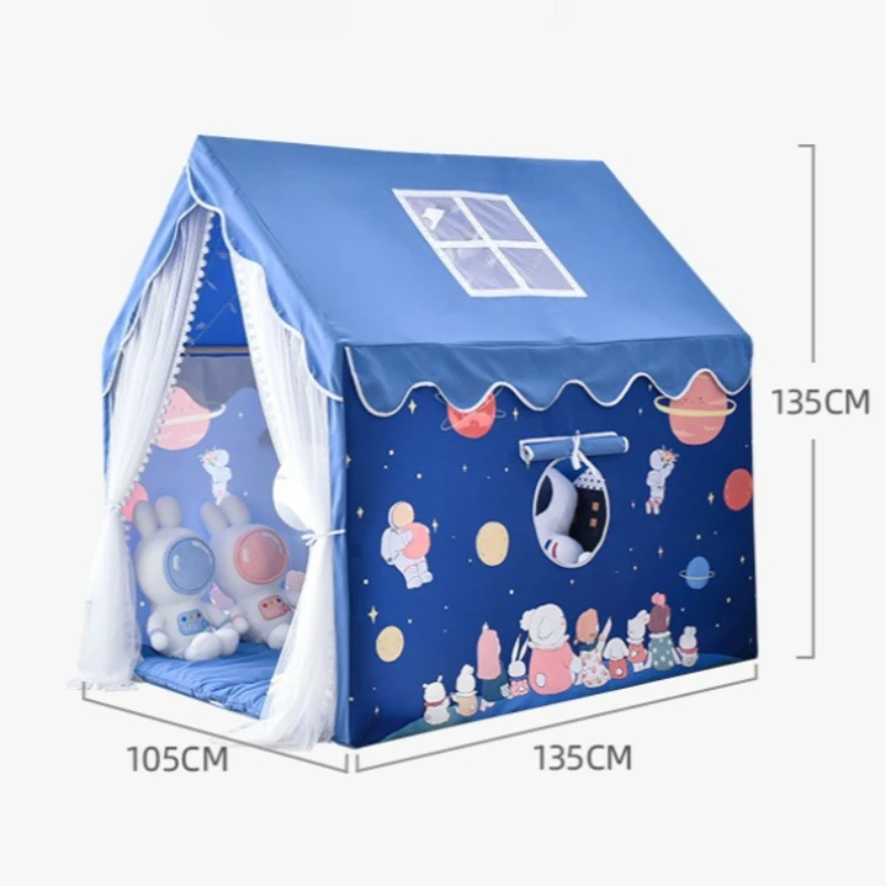ポータブルキッズプレイハウス 快適で通気性のある子供用テント キッズゲームプレイハウス 室内屋外用おもちゃテント プリンセスハウス