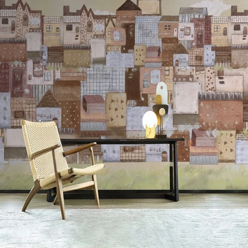 

MU8892 Collage landscape background picture TV sofa background wall