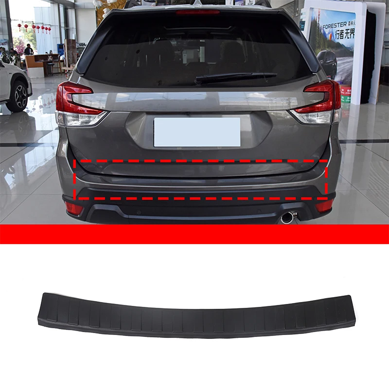 For Subaru Forester 2019 2020 2021 2022 2023 2024 Car exterior rear guard decorative panel sticker TPE Auto Accessories