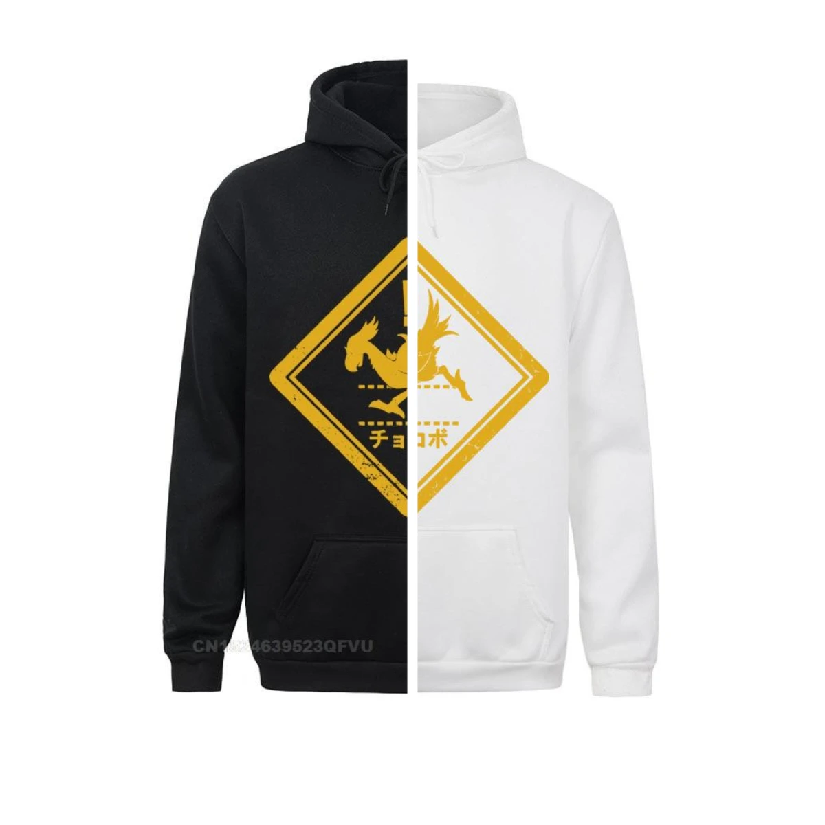 

Final Fantasy Мужская Harajuku Мужская Cloud Game Strife Shinra Chocobo Уникальная толстовка 2025 Модная хлопковая толстовка с капюшоном