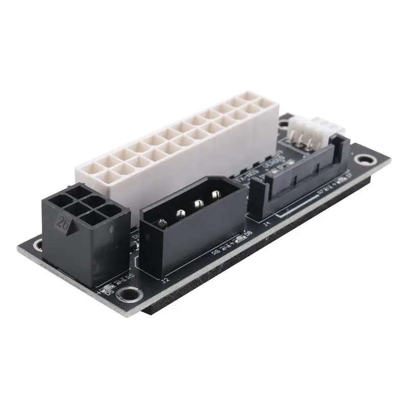 Delicate Texture-4 In 1 Molex 4Pin/SATA/ATX 6Pin/4Pin Dual PSU Multiple Power Supply Adapter Synchronous Power Board Add 2PSU Wi